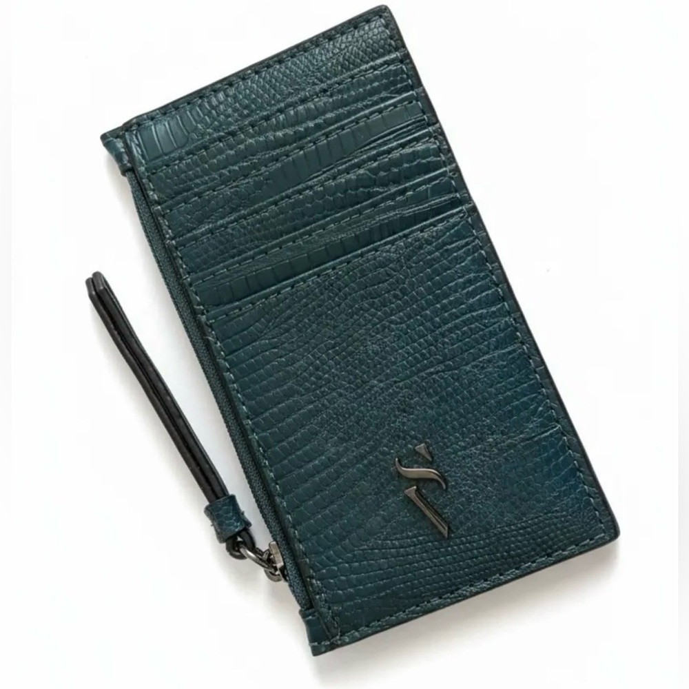 Simply Vera Vera Wang Dark Teal Textured Card Holder